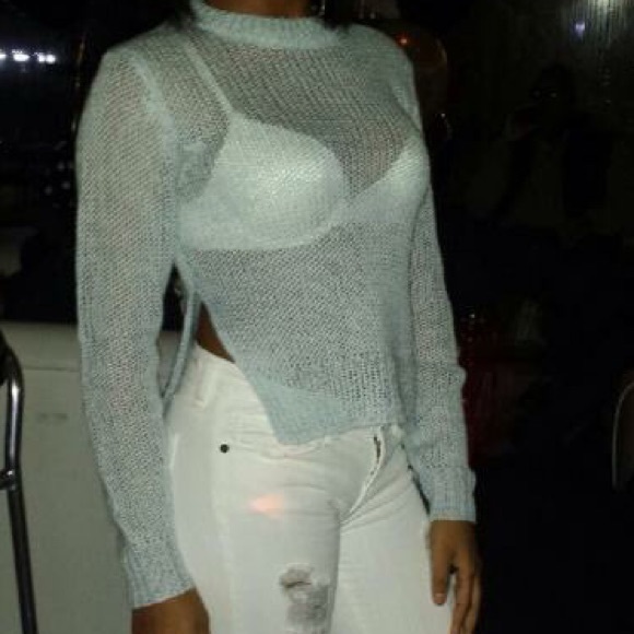 Cheap Monday long sleeve sweater with side slits - Picture 6 of 6